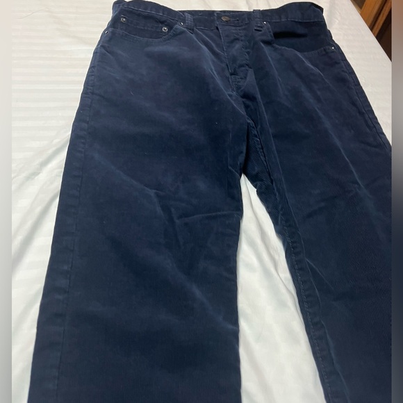 Gap mens corduroy Navy blue size tall 32x34 - Picture 2 of 4
